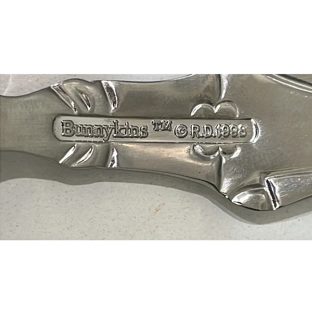 Reed & Barton Bunnykins Silver Plate Spoon Fork Set 1998 Royal‎ Doulton Vintage